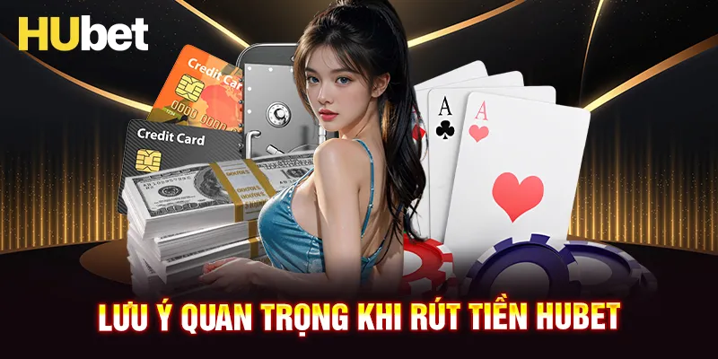 Lưu ý cần quan tâm khi rút tiền HUBET